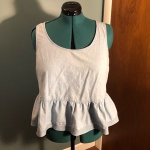 Levi’s Chambray Peplum Top